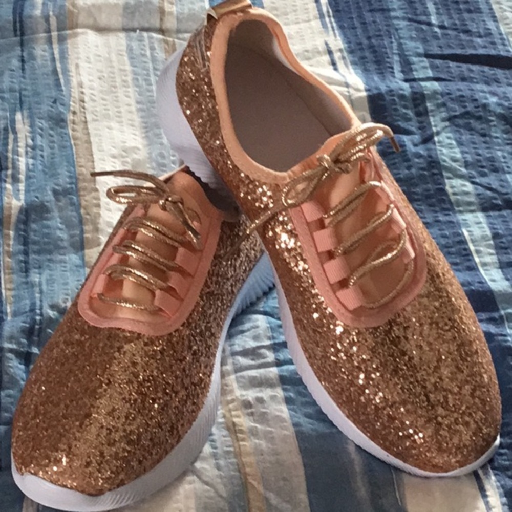 Rose Gold Sneakers Size 40